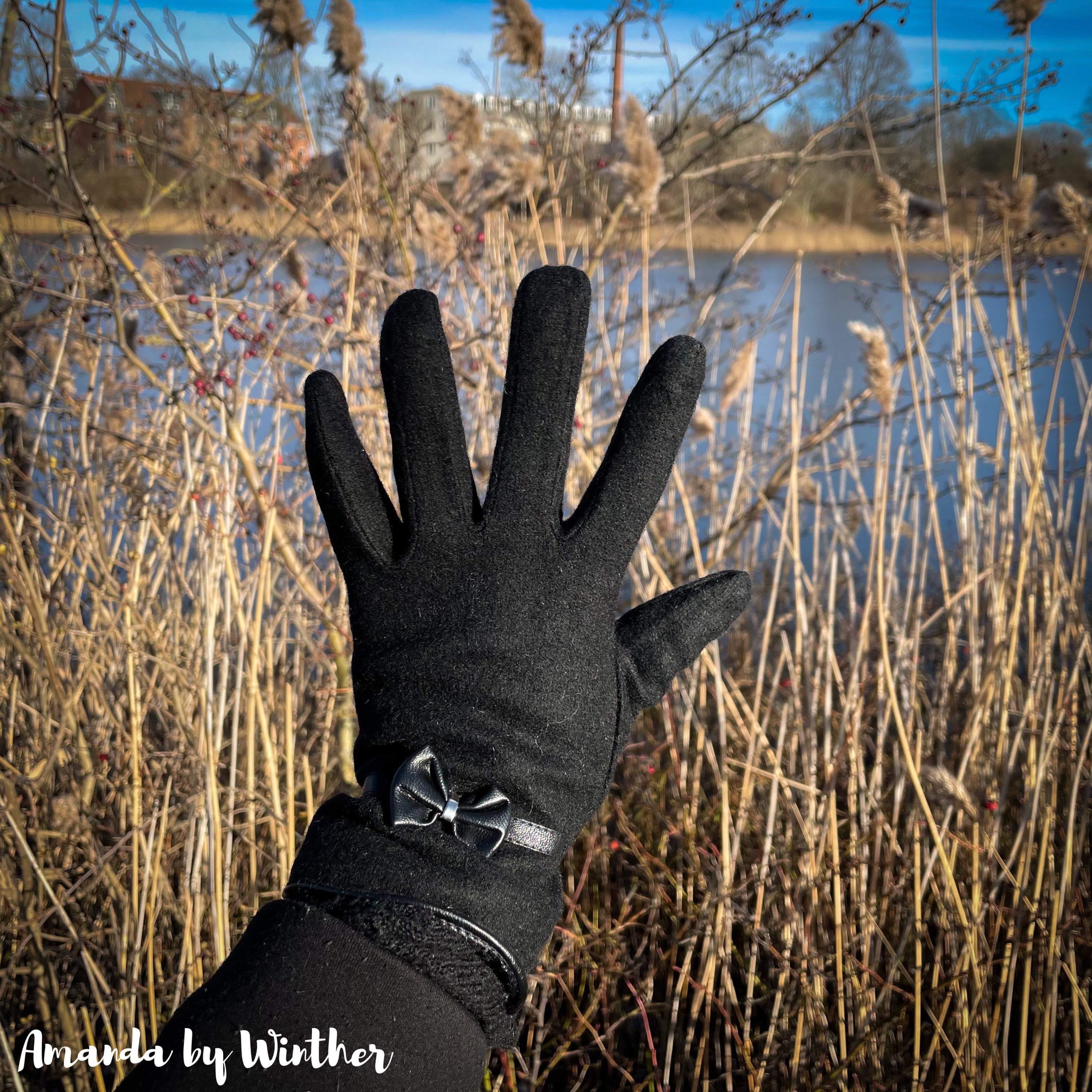 handsker - sort – Amanda by Winther