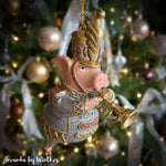 Julepynt - Gris med trompet