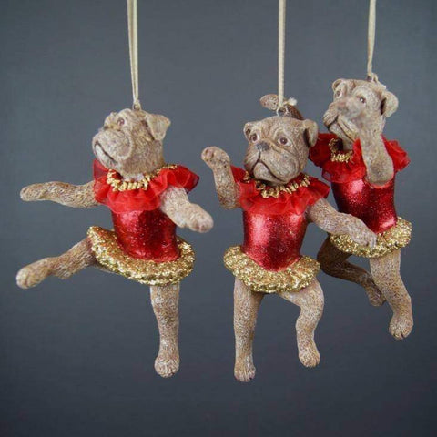 Julepynt - Ballerinahund