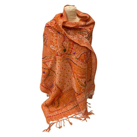 Unika uldsjal - Orange