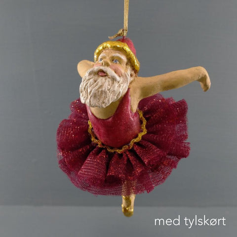 Ballerina julemand - med tylskørt